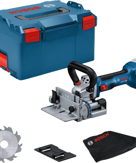 Bosch Professional GFF 18V-22 Akkus Lamellázó Marógép, 105 mm maróval, L-BOXX-ban