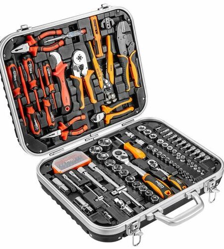 NEO TOOLS Villanyszerelő Szerszámkészlet, 108 Darabos, Kofferben