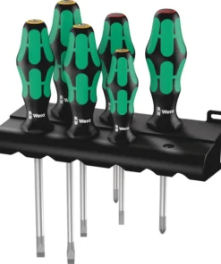 Wera 334/6 Kraftform Plus csavarhúzó készlet, 6 részes, Lasertip