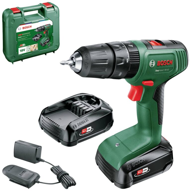 Bosch EasyImpact18V-40 akkus ütvefúró-csavarozó, 18V, 2x2,0Ah