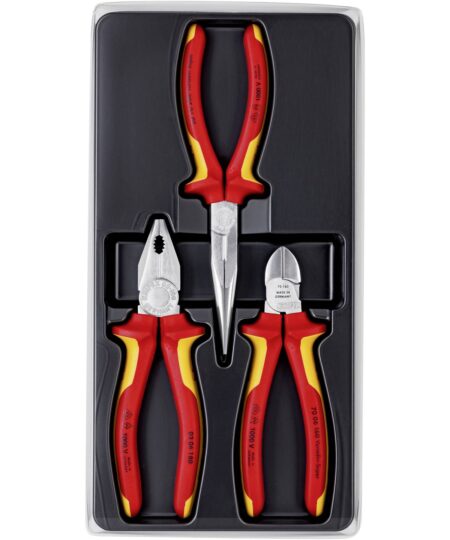 Knipex 1000V szigetelt fogó készlet, 3 darabos