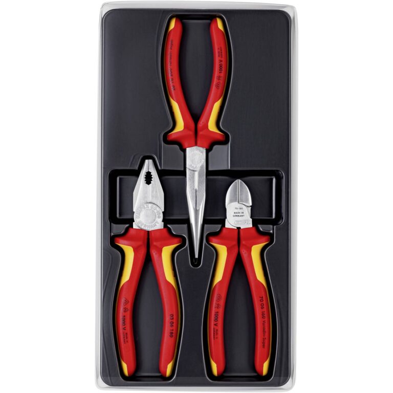Knipex 1000V szigetelt fogó készlet, 3 darabos