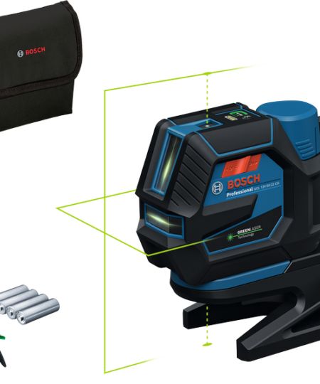 Bosch PRO GCL 12V-50-22 CG Kombinált Keresztlézer, Zöld Lézer, 12V Akkus