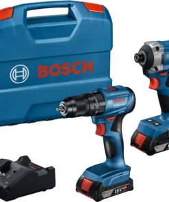 Bosch Professional GDR 18V-215 és GSB 185-LI Akkus Kombinált Szett 2x2,0Ah Akkuval