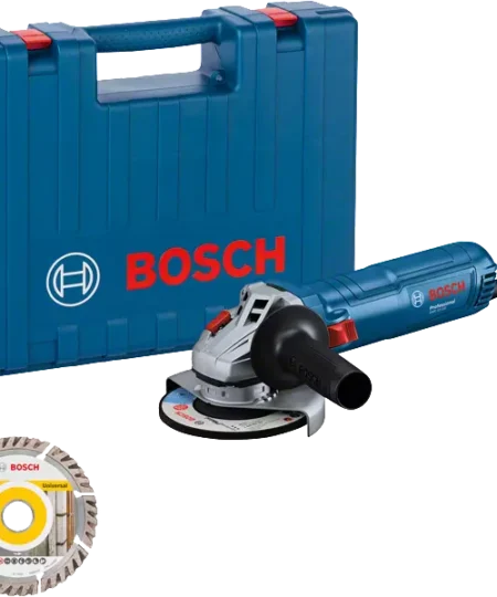 Bosch GWS 12-125 Professional sarokcsiszoló 1200 W, 125 mm tárcsaátmérővel, kofferben