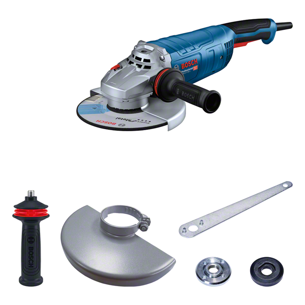 Bosch GWS 27-180 J sarokcsiszoló, 2700W, 180 mm tárcsa