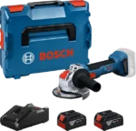 Bosch PRO GWX 18V-8 Akkus Sarokcsiszoló, 18V, 125mm, X-LOCK, L-BOXX-ban