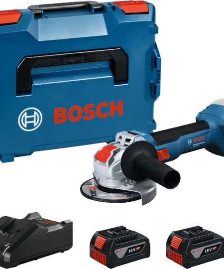 Bosch PRO GWX 18V-8 Akkus Sarokcsiszoló, 18V, 125mm, X-LOCK, L-BOXX-ban