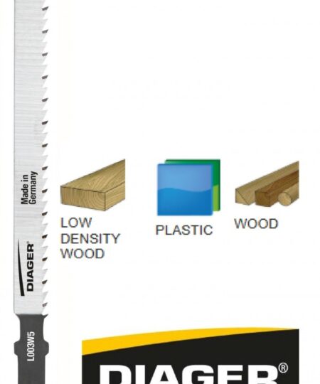 Szúrófűrészlap fa és PVC anyagokhoz, 2,5x100 mm, 5 db-os készlet