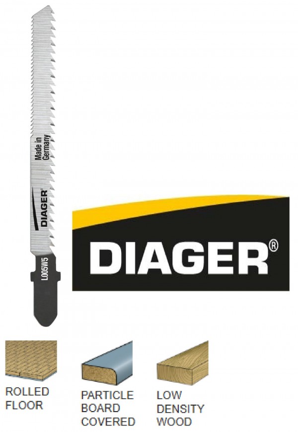Dekopírfűrész lap fa vágásához 2,5x100 mm, 5 darabos készlet Dekopírfűrész lap fa vágásához 2,5x100 mm, 5 darabos készlet