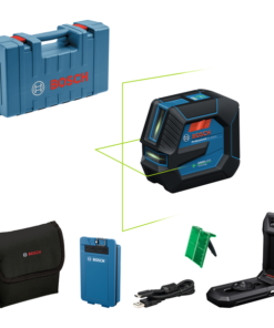 Bosch GLL 20-22 G Zöld Keresztlézeres Szintező, IP65, Kettős Tápellátással