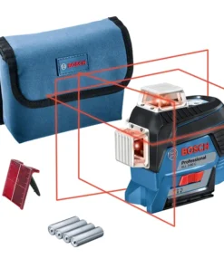 Bosch Professional GLL 3-80 360°-os vonallézer készlet AA elemekkel