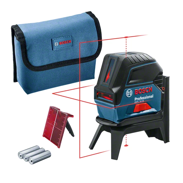 Bosch GCL 2-15 Keresztlézer, AA elemes