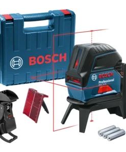 Bosch GCL2-15 keresztlézer AA elemekkel