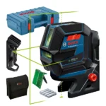 Bosch GCL 2-50 G Kombinált Keresztlézer Zöld Lézerrel, RM 10 tartóval és Kofferrel