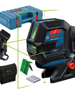 Bosch GCL 2-50 G Kombinált Keresztlézer Zöld Lézerrel, RM 10 tartóval és Kofferrel