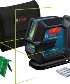 Bosch GLL 2-15 G Zöld Keresztlézer LB 10 Tartóval