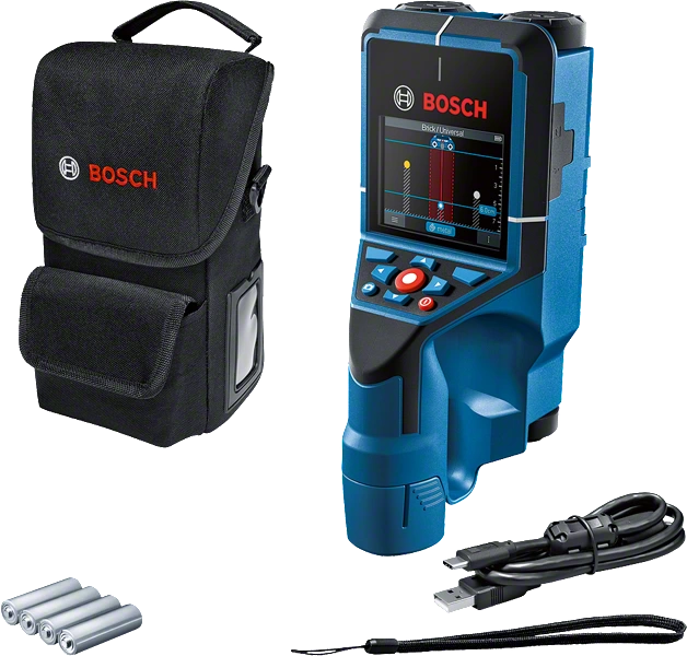 Bosch Professional D-Tect 200 C Fali Lokátor (4xAA elemmel)