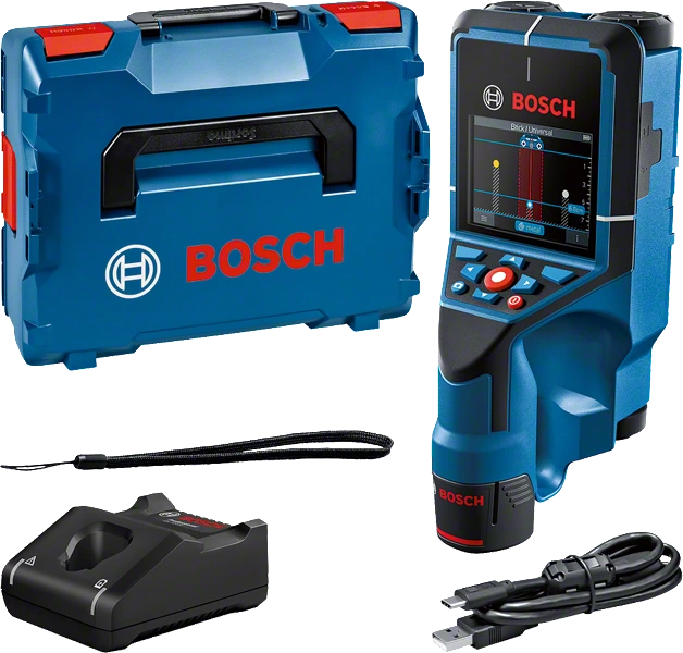 Bosch D-Tect 200 C Professional Falazatkereső Szett L-BOXX-szal, 12V