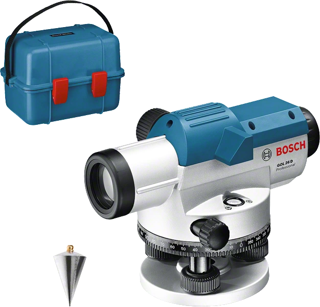Bosch GOL 26 D optikai szintező készlet BT 160 állvánnyal és GR 500 mérőléccel