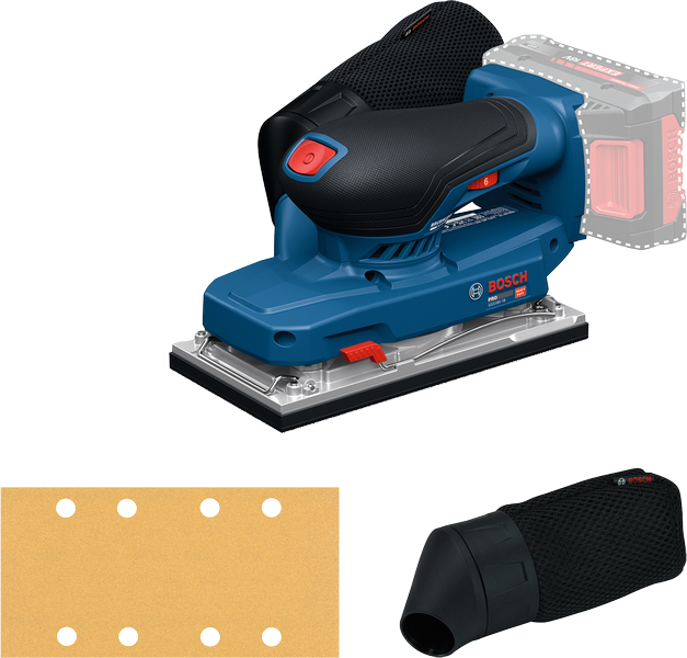 Bosch Professional GSS 18V-18 Akkus Rezgőcsiszoló 18V