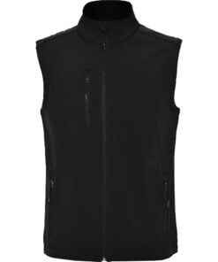 Roly QUEBEC Softshell Mellény – Unisex, Vízlepergető, 300g/m²