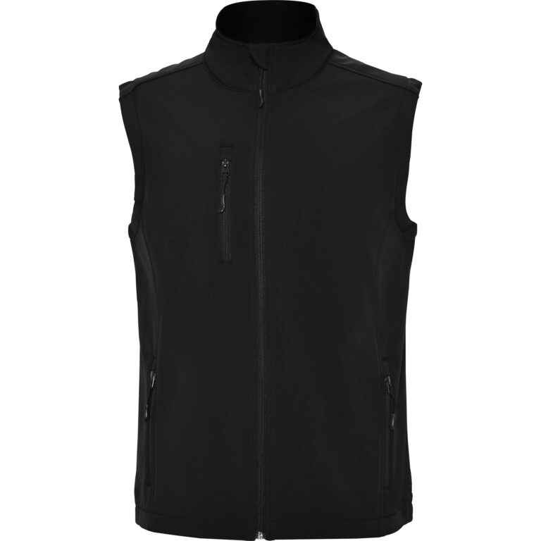Roly QUEBEC Softshell Mellény – Unisex, Vízlepergető, 300g/m²