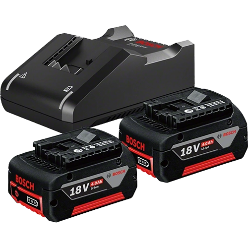 Bosch 18V Akkumulátor és Töltő Szett (2x GBA 18V 4.0Ah, GAL 18V-40)