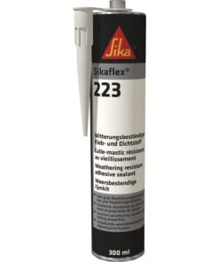 Sikaflex-223 Egykomponensű PU Tömítő és Ragasztó, 300 ml Fekete