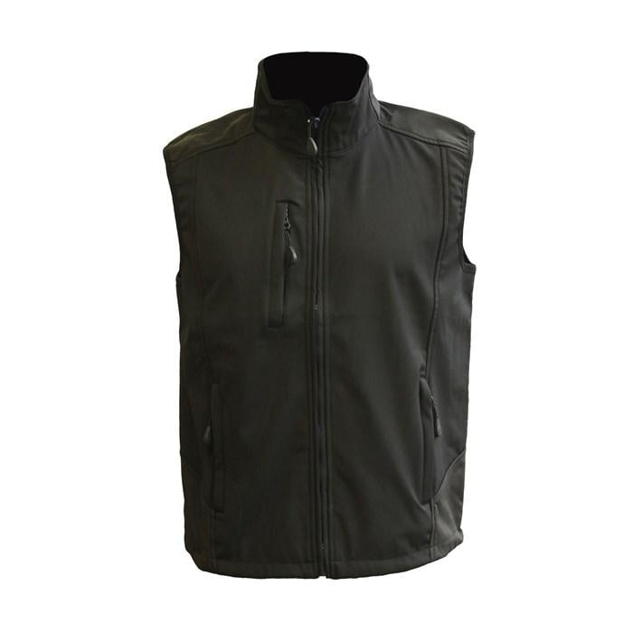 Getout BARTON Fekete Softshell Mellény 280 g/m²