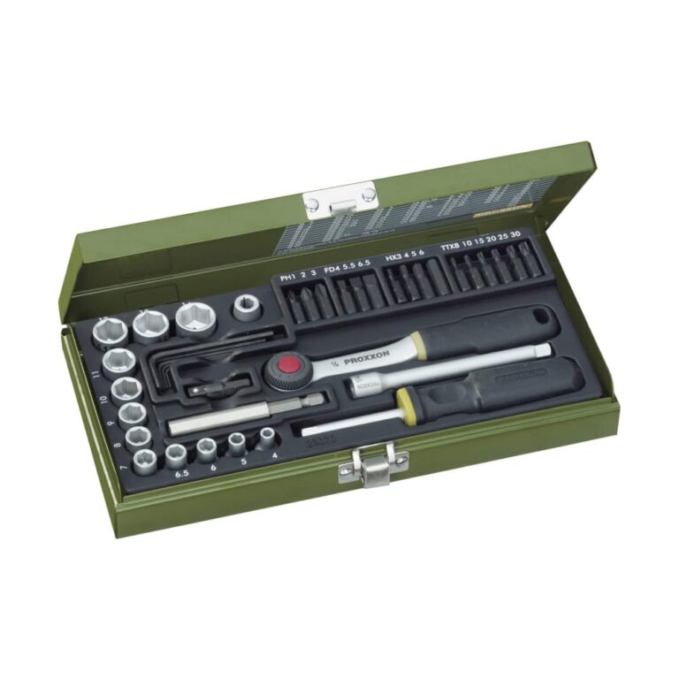 Proxxon PX23070 Dugókulcs Készlet 1/4" 4-14 mm, 39 Részes