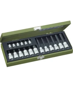 Proxxon PX23100 1/4"+1/2" 18 részes Imbusz Dugókulcs Készlet