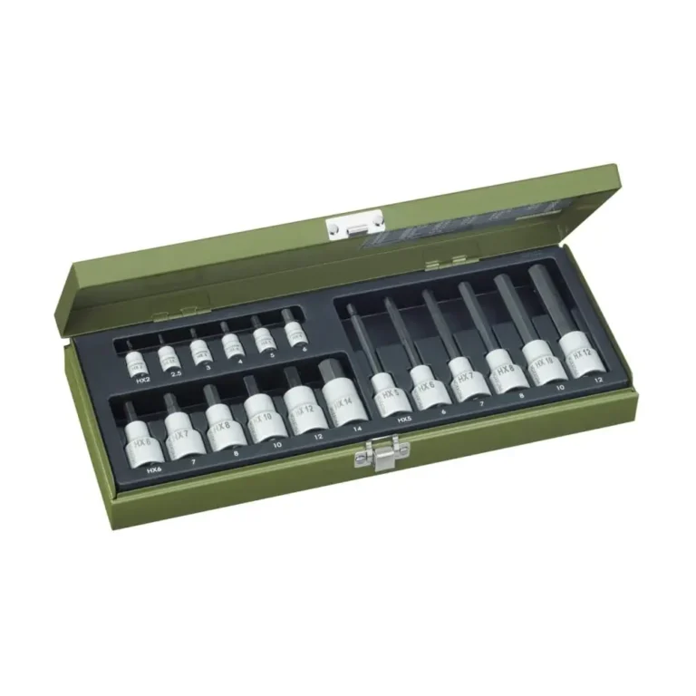Proxxon PX23100 1/4"+1/2" 18 részes Imbusz Dugókulcs Készlet