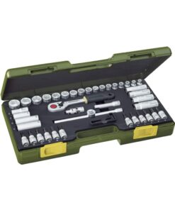Proxxon PX23282 3/8″ Dugókulcs Készlet, 47 részes, Racsnis Hajtókarral