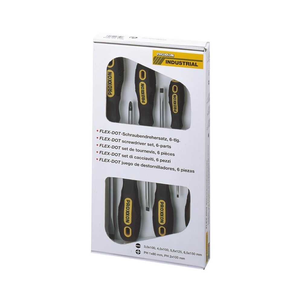 Proxxon PX 22606 Lapos és PZ Csavarhúzó Készlet, 6 részes Proxxon PX 22606 Lapos és PZ Csavarhúzó Készlet, 6 részes