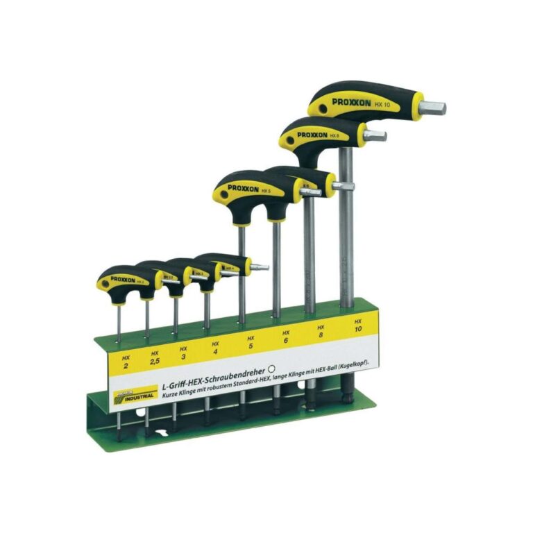 Proxxon Imbuszkulcs készlet L-nyéllel, 2-10 mm, 8 részes