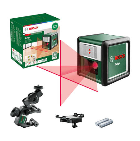 Bosch Quigo Keresztlézeres Szintező, AA Elemes