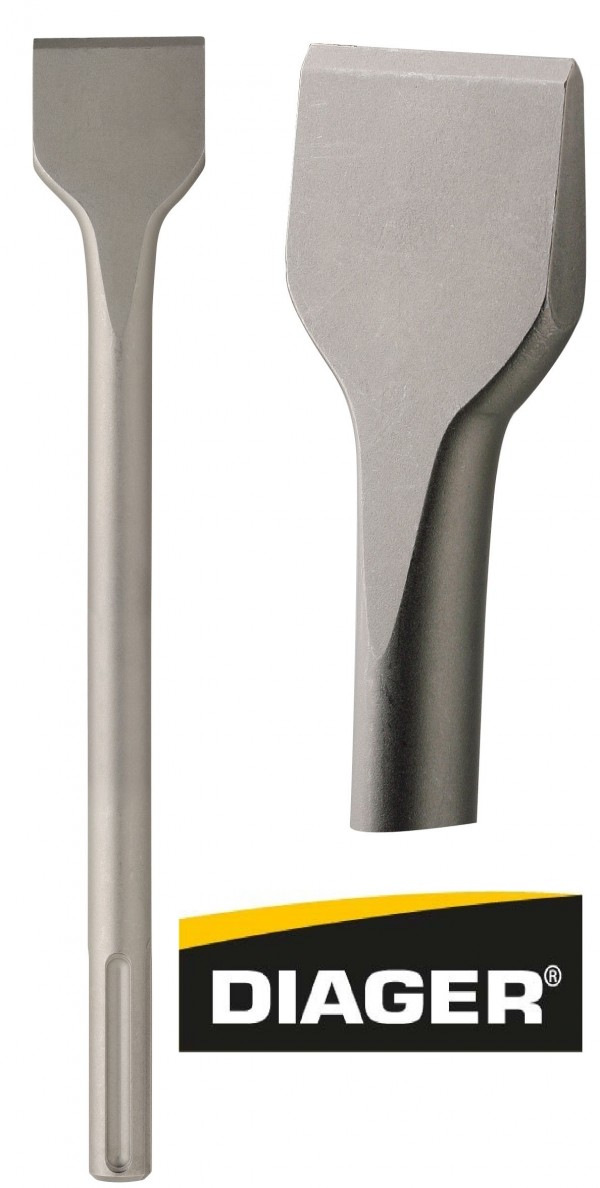 Diager SDS-MAX laposvéső 24x400 mm Diager SDS-MAX laposvéső 24x400 mm