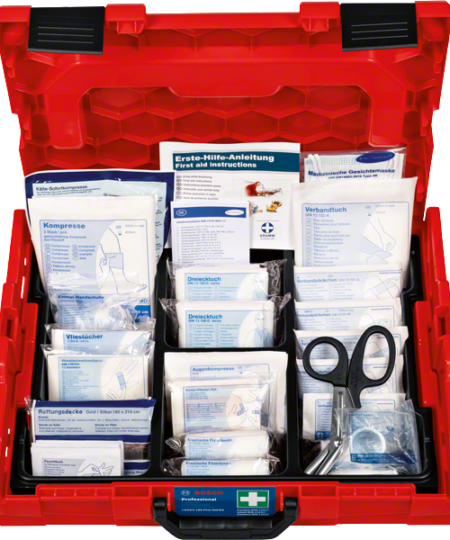 BOSCH L-BOXX 102 Elsősegély Készlet DIN 13157 Szabvány Szerint