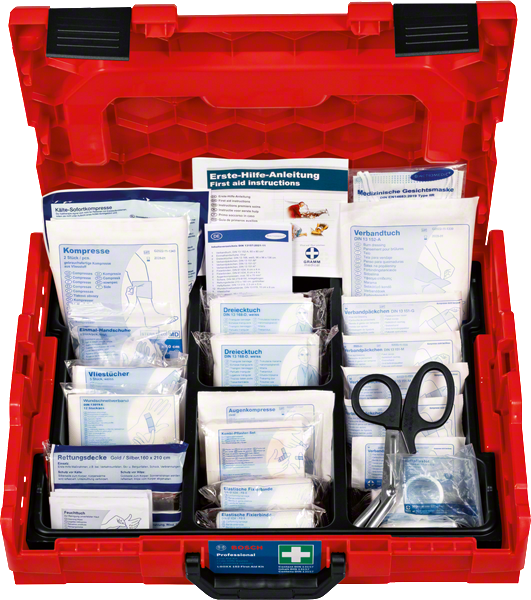 BOSCH L-BOXX 102 Elsősegély Készlet DIN 13157 Szabvány Szerint