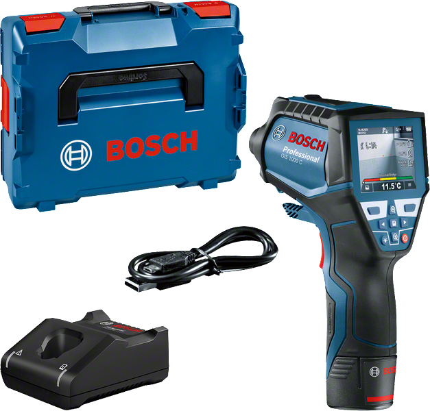 Bosch PRO GIS 1000 C Hőkamera L-BOXX-szal és 12V 2.0Ah akkumulátorral Bosch PRO GIS 1000 C Hőkamera L-BOXX-szal és 12V 2.0Ah akkumulátorral