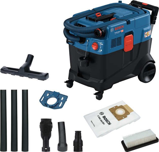 Bosch Professional GAS 12-40 MA M-osztályú nedves-száraz ipari porszívó, 1200W, 40L