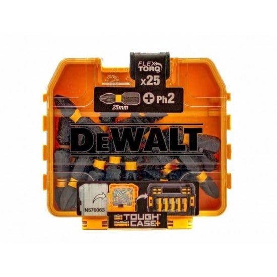 DeWalt DT70555T EXTREME FLEXTORQ PH2 Torziós Bit Készlet, 25 db